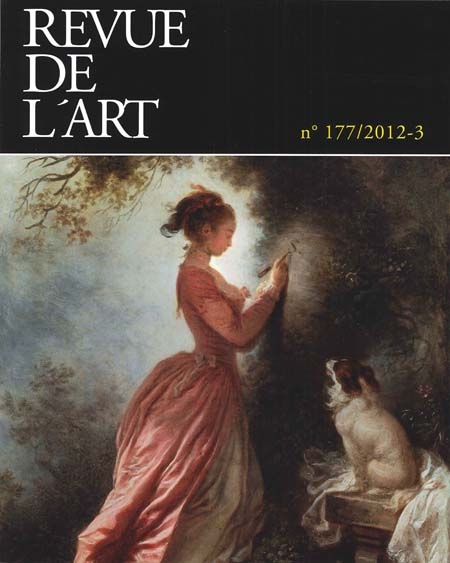 Revue de l'Art - n° 177 - 2012-3