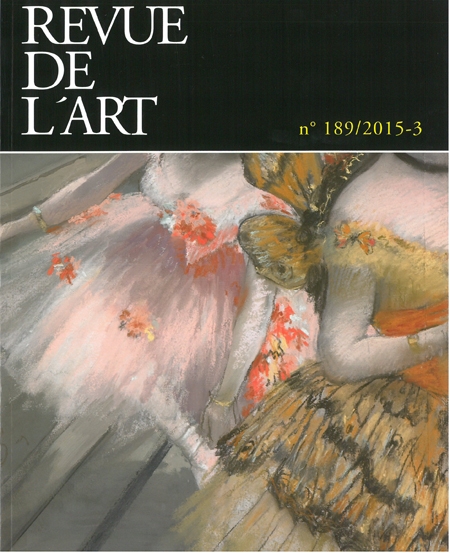 Revue de l'Art - n° 189 - 2015-3